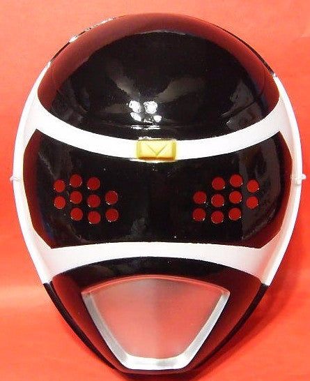 Toei Official 1997 Power Rangers In Space Megaranger Mega Black Fighter Plastic Mask Figure Cosplay