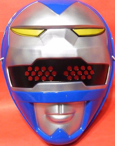 Toei Official Power Rangers Lost Galaxy Gingaman Blue Fighter Plastic Mask Figure Cosplay