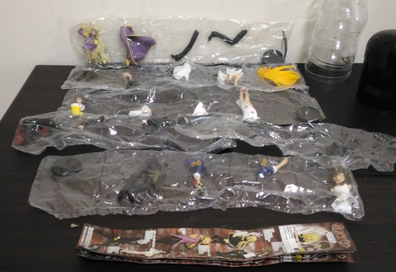 Black Cat Gashapon 5  Trading Collection Figure Set
