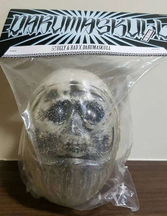 Secret Base 2015 Ugly & Rad x Kazzrock Daruma Skull X-Ray GID Ver 6" Vinyl Figure