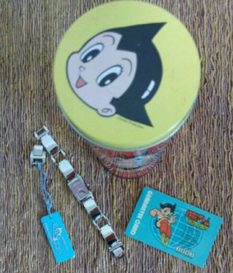 Tezuka Production Astro Boy Watch Authentic Metal Box Set Type F Used