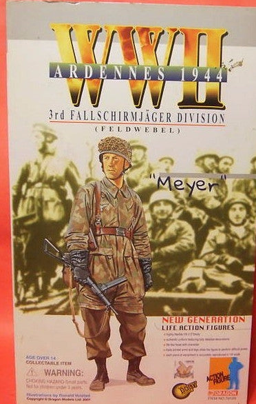 Dragon 1/6 12" WWII Ardennes 1944 3rd Fallschirmjager Division Meyer Action Figure