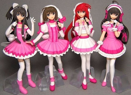 Bandai Lovely Idol Gashapon 4 Girl Figure Set