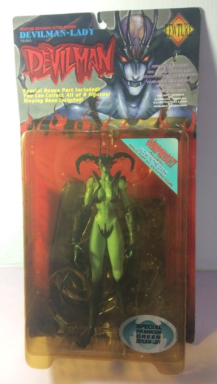 Fewture Devilman Go Nagai Devilman Lady Special Franken Green Glow In The Dark Ver Trading Figure