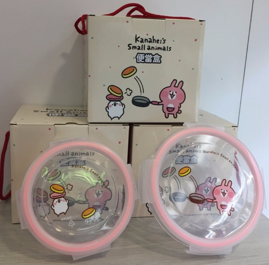 Kanahei's Small Animals Taiwan Cosmed Limited 2 Sanrio Microwavable Glass Bowl Set