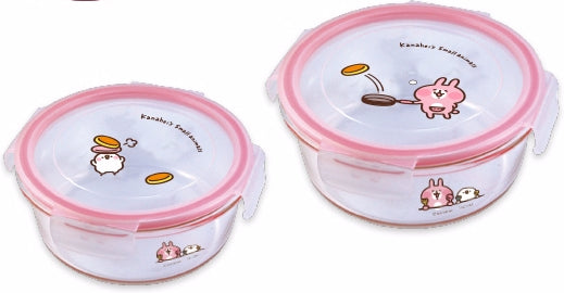 Kanahei's Small Animals Taiwan Cosmed Limited 2 Sanrio Microwavable Glass Bowl Set