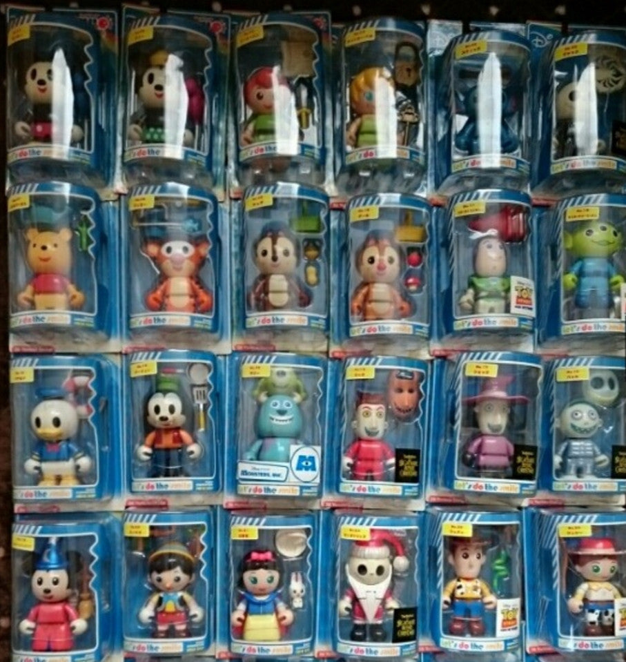 Sega Disney Characters Fun Fan Amuse Smile Snap Full 42 Figure Set