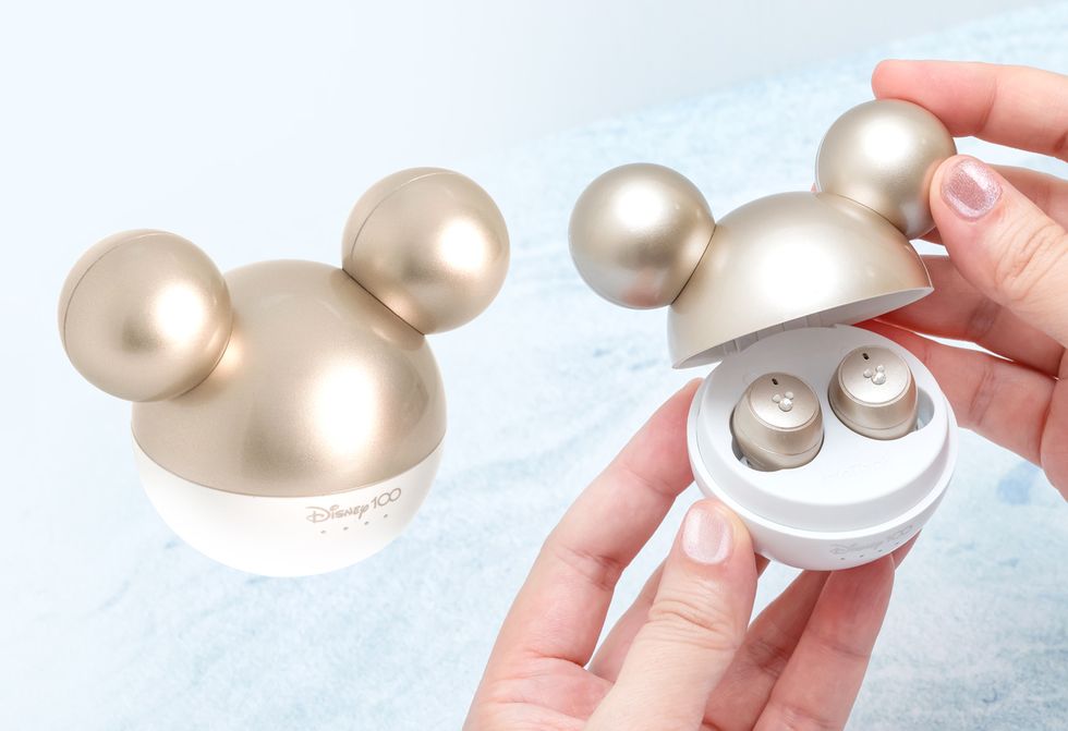 InfoThink x Disney 100 Anniversary Chubby True Wireless Stereo Earbuds Mickey Series Mickey Mouse Golden ver