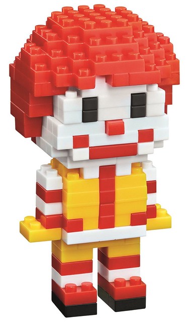 Mcdonalds x Nanoblock Ronald & Friends Character Ronald McDonald Trading Figure