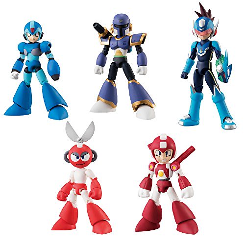 Bandai 66 Action Mega Man Rockman 2 5 Collection Figure Set