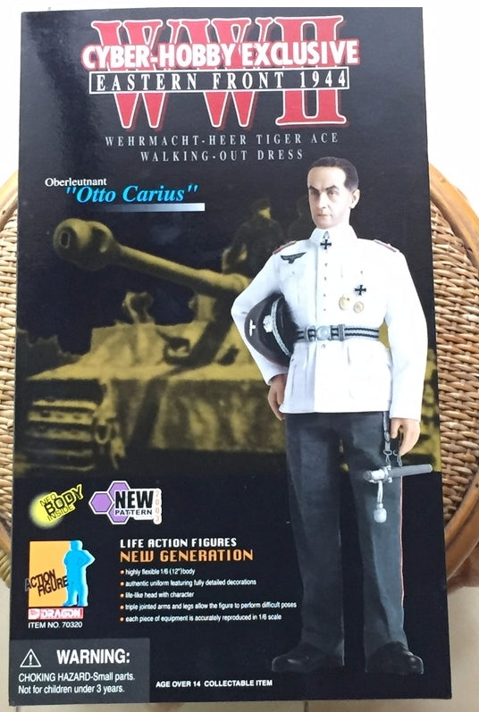 Dragon 1/6 12" Cyber Hobby WWII Eastern Front 1944 Oberleutnant Otto Carius Figure