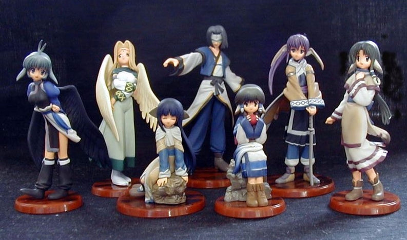 Kotobukiya One Coin Series Utawarerumono 6+1 Secret 7 Figure Set