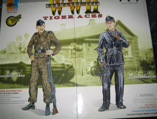 Dragon 1/6 12" WWII Normandy 1944 Tiger Aces Bobby & Michael Figure