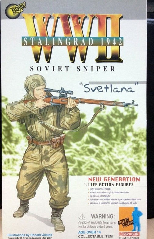 Dragon 1/6 12" WWII New Generation Stalingrad 1942 Soviet Sniper Svetlana Normal ver Action Figure