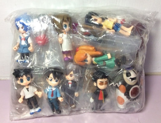 Bandai Neon Genesis Evangelion EVA School Part 3 10 Trading Collection Figure Set Used