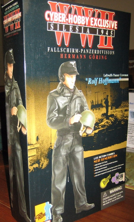 Dragon 12" 1/6 Cyber Hobby WWII Silesia 1945 Luftwaffe Panzer Crewman Rolf Hoffmann Figure