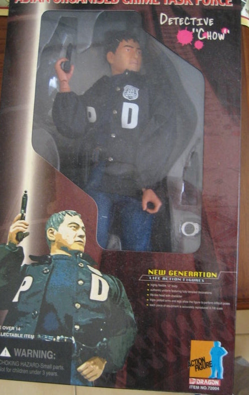 Dragon 1/6 12" New Generation Asian Organised Crime Task Force Detective Chow Action Figure