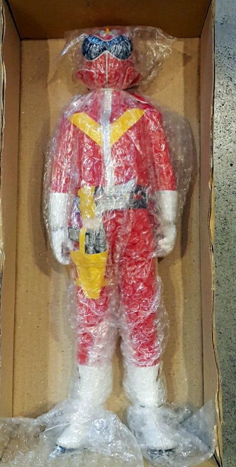 Japan Vintage Himitsu Sentai Goranger Gorenger Red Ranger Fighter 16" Action Figure