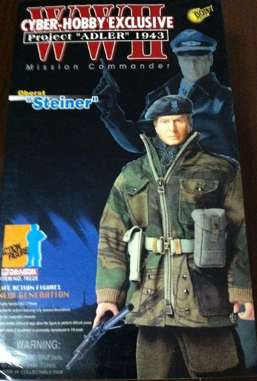 Dragon 1/6 12" Cyber Hobby WWII Project Alder 1943 The Great Escape 1963 Mission Commander Oberst Steiner Figure