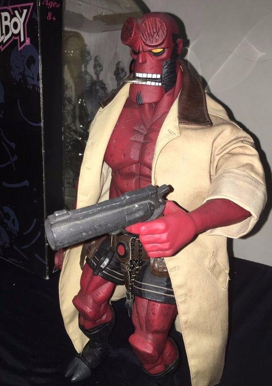 Mezco Toys Hellboy 17" Trading Figure Used