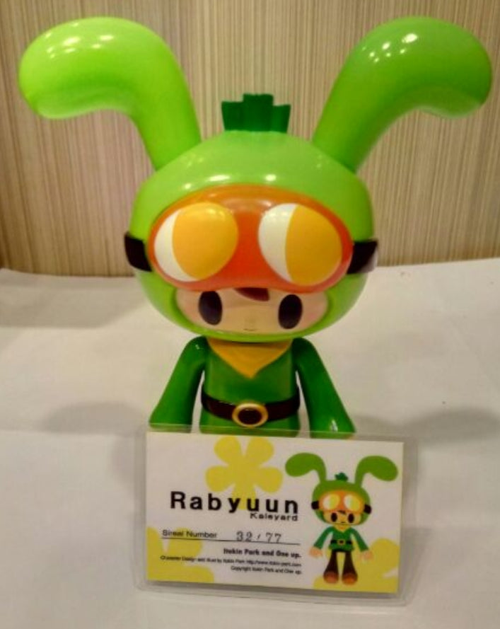 One-Up 2009 Itokin Park Kaleyard Rabyuun Green Ver 7" Vinyl Figure