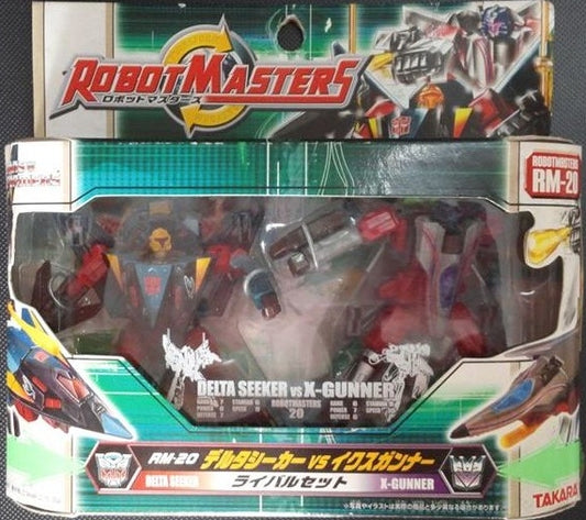 Takara Transformers Robot Masters RM-20 Delta Seeker vs X-Gunner Action Figure