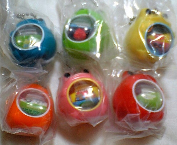 Bandai Frog Style Gashapon Tikitiki 6 Figure Set