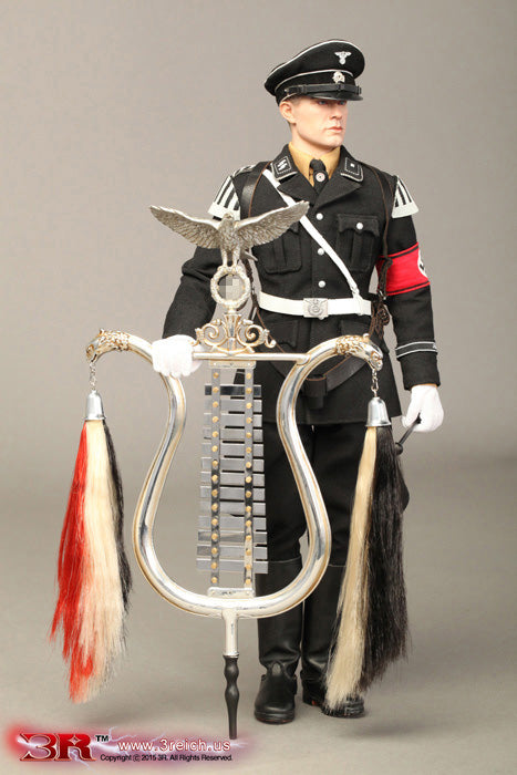 3 Reich 1/6 12" GM631 Musikkorps der SS Volume 4 Glockenspiel & Tambourmajor Jarman Action Figure