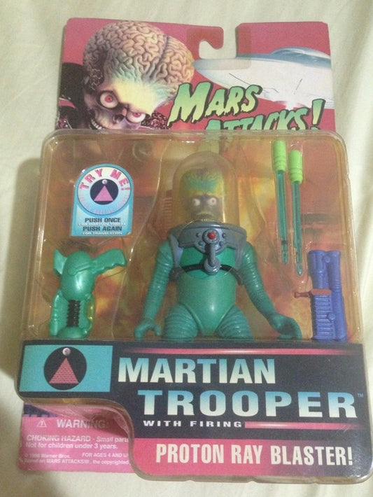 Mars Attacks Martian Trooper w/ Firing Action Figure