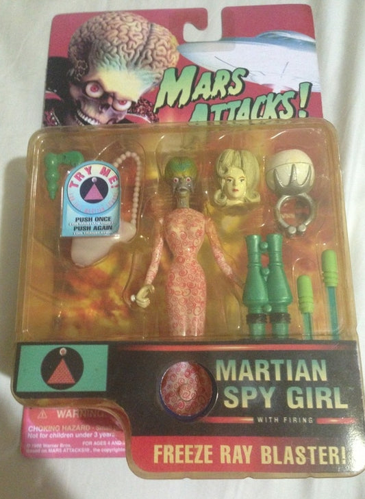 Mars Attacks Martian Spy Girl w/ Firing Action Figure