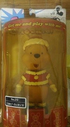Sega Disney Characters Super Rockin 3 No 29 Christmas Winnie The Pooh Bobble Head Figure - Lavits Figure
