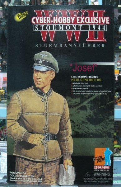 Dragon 12" 1/6 WWII Cyber Hobby Exclusive Stoumont 1944 Sturmbannfuhrer Josef Action Figure - Lavits Figure
 - 1