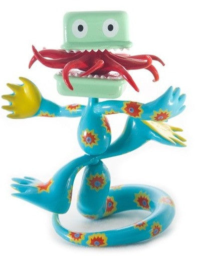 Sony Creative Products 2006 Jim Woodring Crazy Newt Type A 3" Vinyl Figure Used - Lavits Figure
