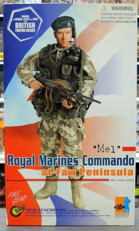 Dragon 12" 1/6 British Fighting Soldier Royal Marines Commando Al-Faw Peninsula Mel Action Figure - Lavits Figure
 - 1