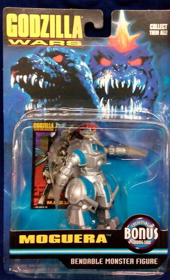 Trendmasters Godzilla Wars Moguera 5" Bendable Monster Figure w/ Bonus Trading Card
