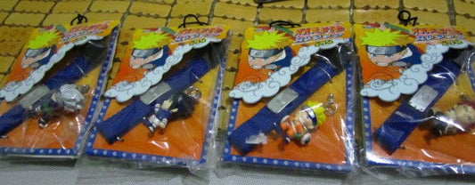 Banpresto Naruto Shippuden 4 Mascot Key Chain Holder Strap Figure Set - Lavits Figure
