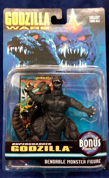 Trendmasters 1995 Godzilla Wars 5" Bendable Monster Figure w/ Bonus Trading Card