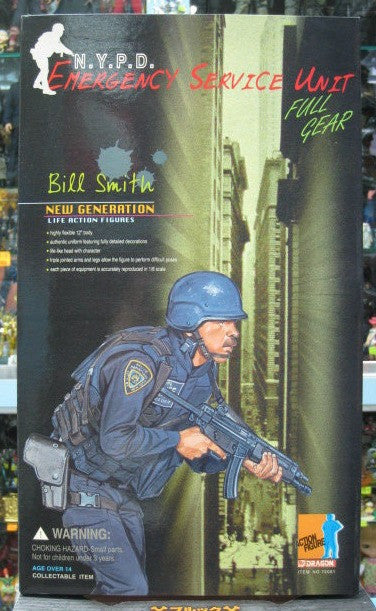 Dragon 12" 1/6 N.Y.P.D. Emergency Service Unit Bill Smith Action Figure - Lavits Figure
 - 1