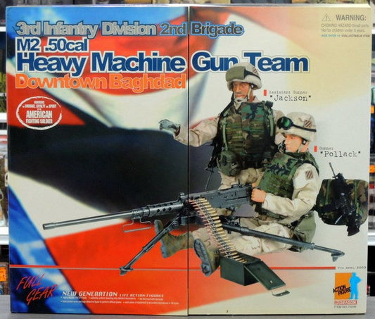 Dragon 12" 1/6 US Army 3rd Infantry Division Heavy Machine Gun Team Downtown Baghdad Jackson Pollack Action Figure - Lavits Figure
 - 1