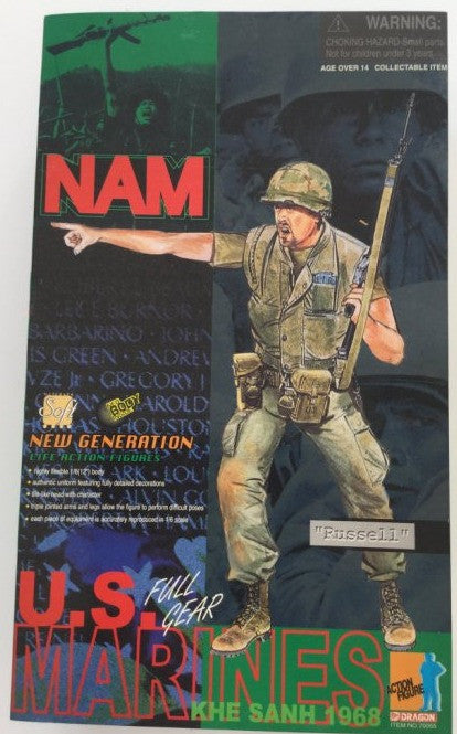 Dragon 2001 1/6 12" U.S. Marines Nam Russell Crowe Action Figure