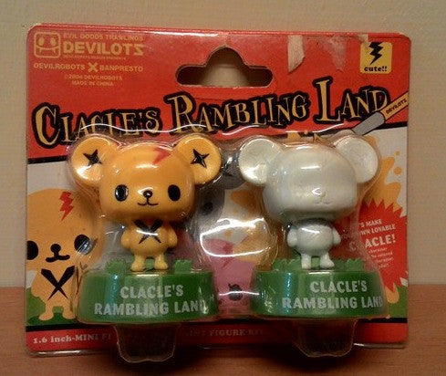 Devilrobots Clacle's Rambling Land 1.6" Mini Vinyl Figure Set - Lavits Figure
