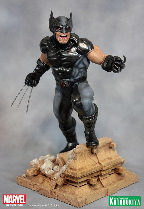 Kotobukiya Fine Arts X-Men Danger Room Session X-Force Wolverine Cold Cast Statue Figure Used - Lavits Figure
 - 1