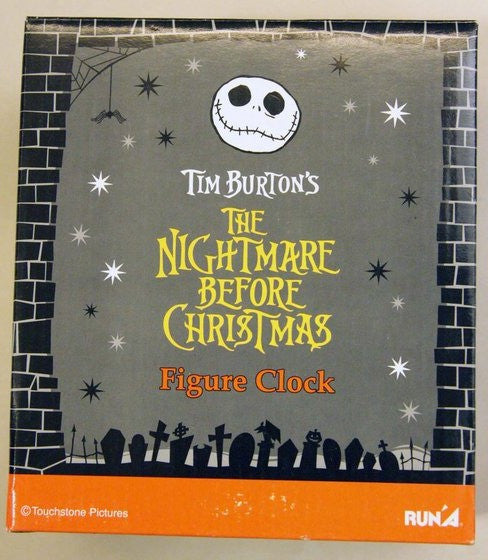 Run'A Tim Burton The Nightmare Before Christmas Table Clock Figure - Lavits Figure
 - 2