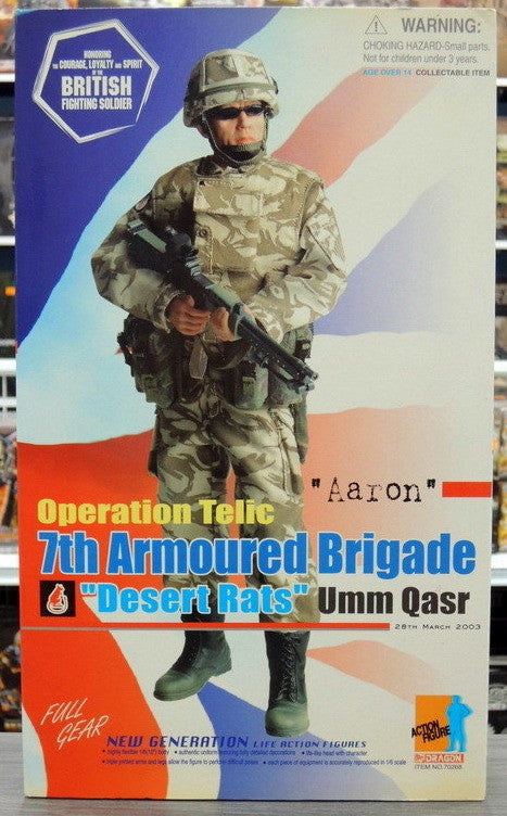 Dragon 12" 1/6 British Fighting Soldier Operation Telice 7th Armoured Brigade Desert Rats Umm Qasr Aaron Action Figure - Lavits Figure
 - 1