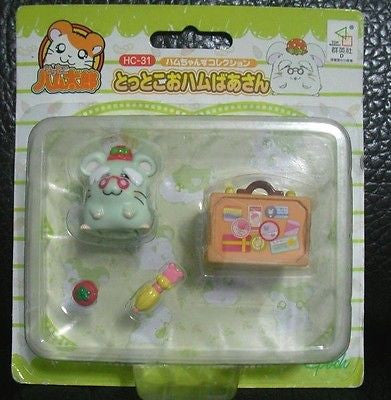 Epoch Toy Hamtaro And Hamster Friends HC-31 Old Hamster Mini Figure Play Set - Lavits Figure
