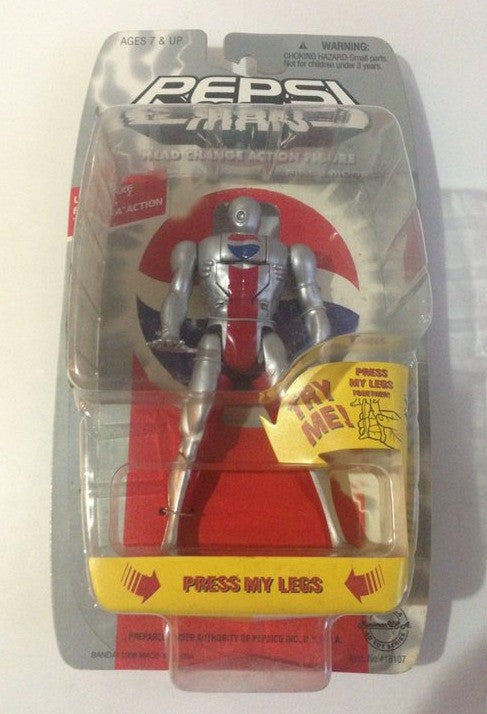 Bandai 1998 Pepsiman Head Change Action Figure Red Ver - Lavits Figure
