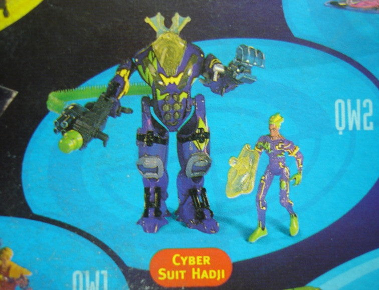 1996 Jonny Quest Cyber Suit Hadji Action Figure - Lavits Figure
 - 1