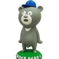 The Wonderful! Design Works Wonder Bear Grey Pink Black Brown 4 6" Vinyl Figure Set - Lavits Figure
 - 2