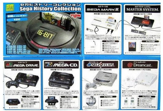 Yujin Sega History Collection Gashapon Console Saturn Mega Drive 6+1 Secret 7 Figure Set