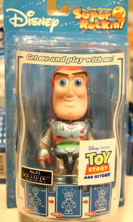 Sega Disney Characters Super Rockin 2 No 31 Toy Story Buzz Lightyear Bobble Head Figure - Lavits Figure
